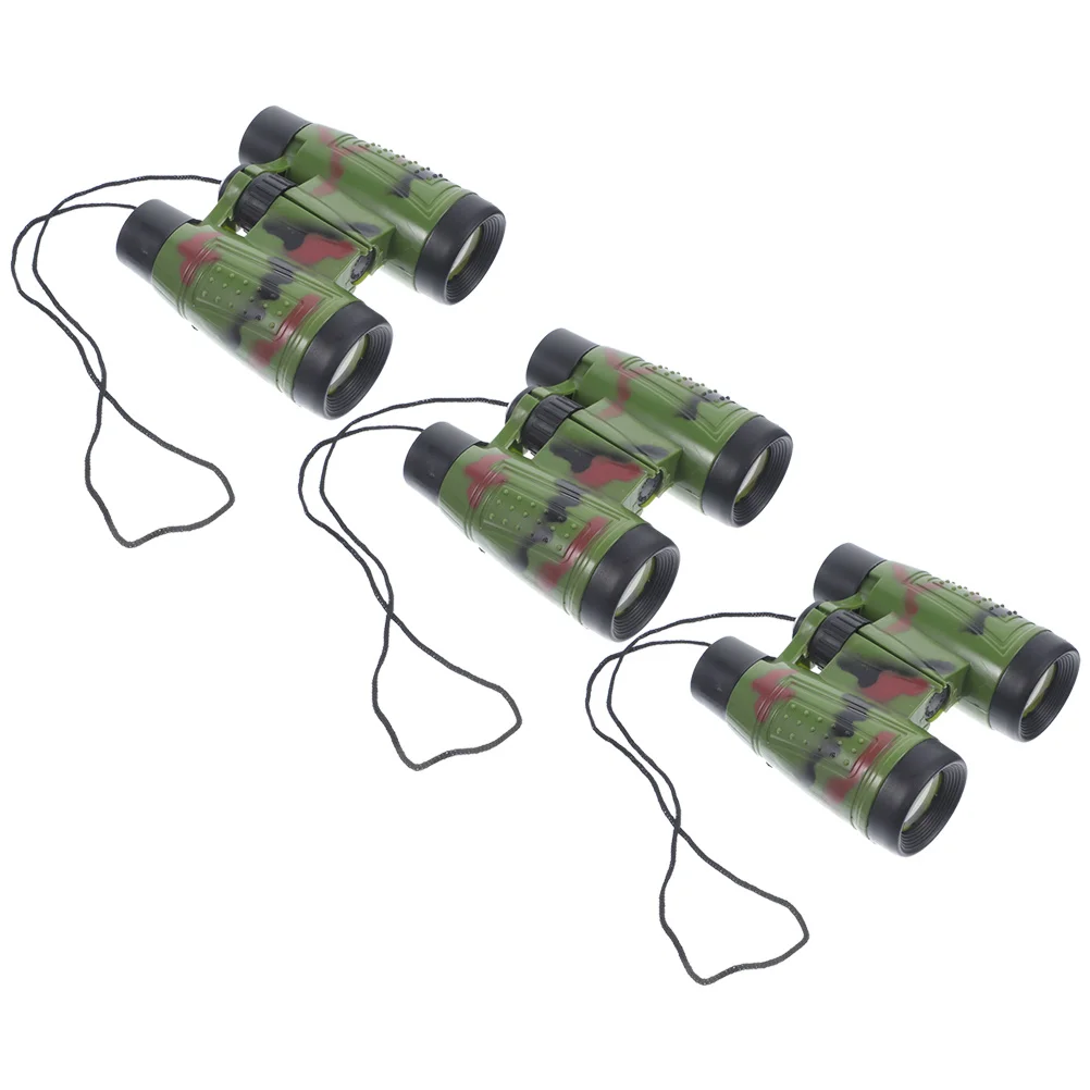 

3 Pcs Camouflage Toy Kids Travel Telescope Set Portable Bird Watching Hiking Hunting Mini Scope Gift