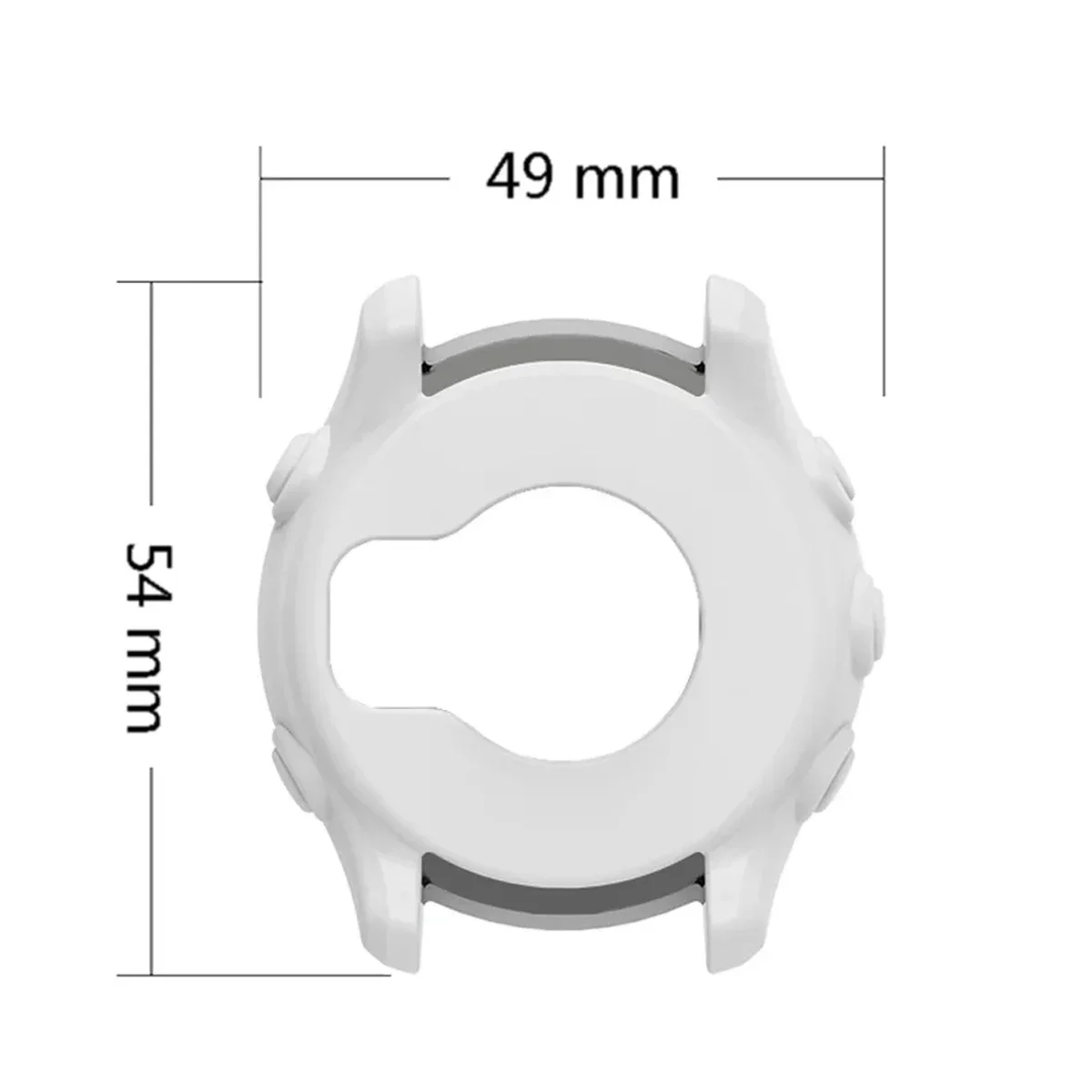 حافظة واقية من السيليكون الناعم لغطاء ممتص الصدمات بإطار Garmin Forerunner 255 265