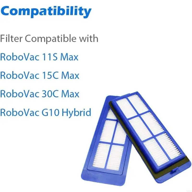 Filtros Filtros aspiradora Filtros reemplazo robótico Accesorios robot barrido Material plástico para 11SMAX N58D