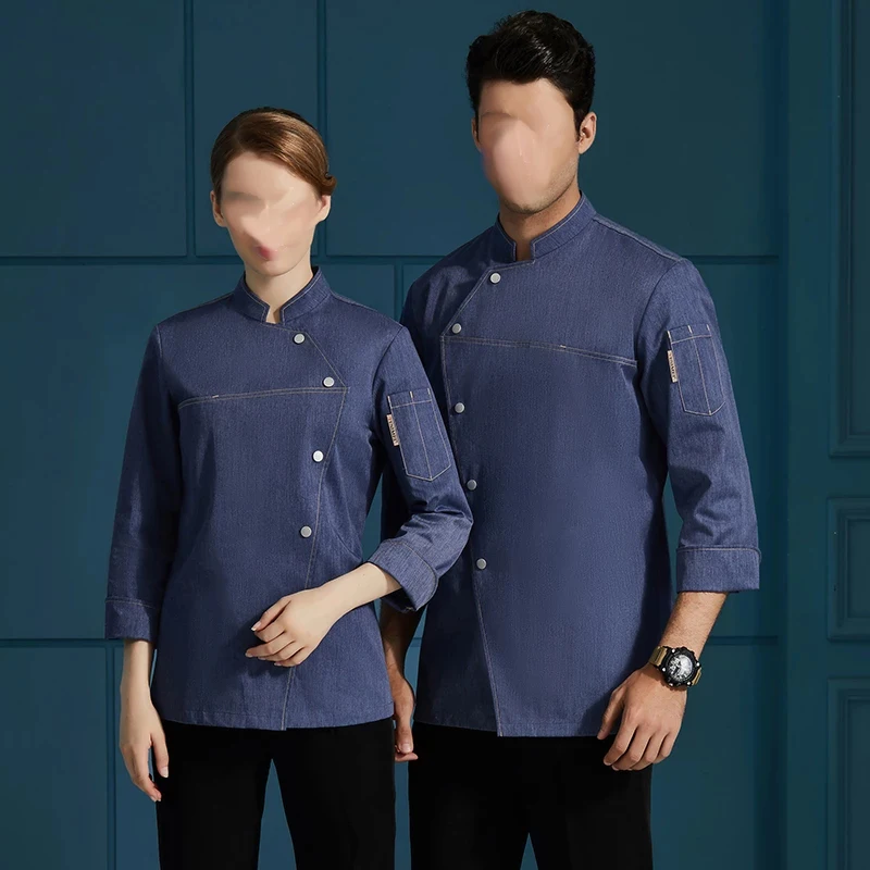 Unisex Chef Waiter Uniform Short Sleeve Kitchen Restaurant Cook Shirt Food Service Catering Hotel Bakery Chef Jacket Clothes