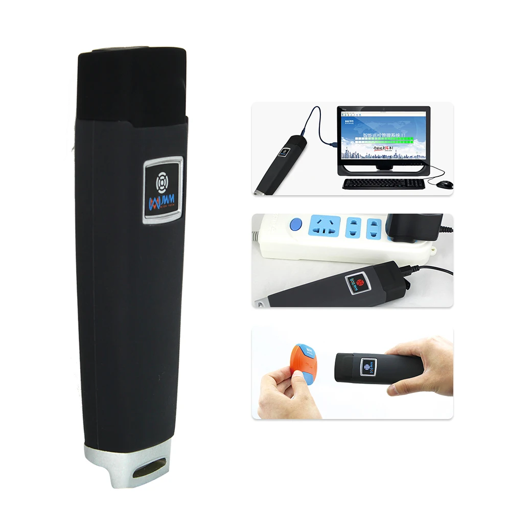 JWM Guard Tour Patrol System, RFID Security Guard Equipment with LCD Screen, Professional Guard Monitoring Attendance System