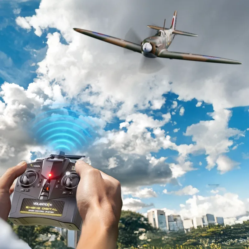 Military Style RC Airplane Brushless Motor Remote Control Plane Stabilization Aviation Model Toy Planes Aircraft for Hobbyists