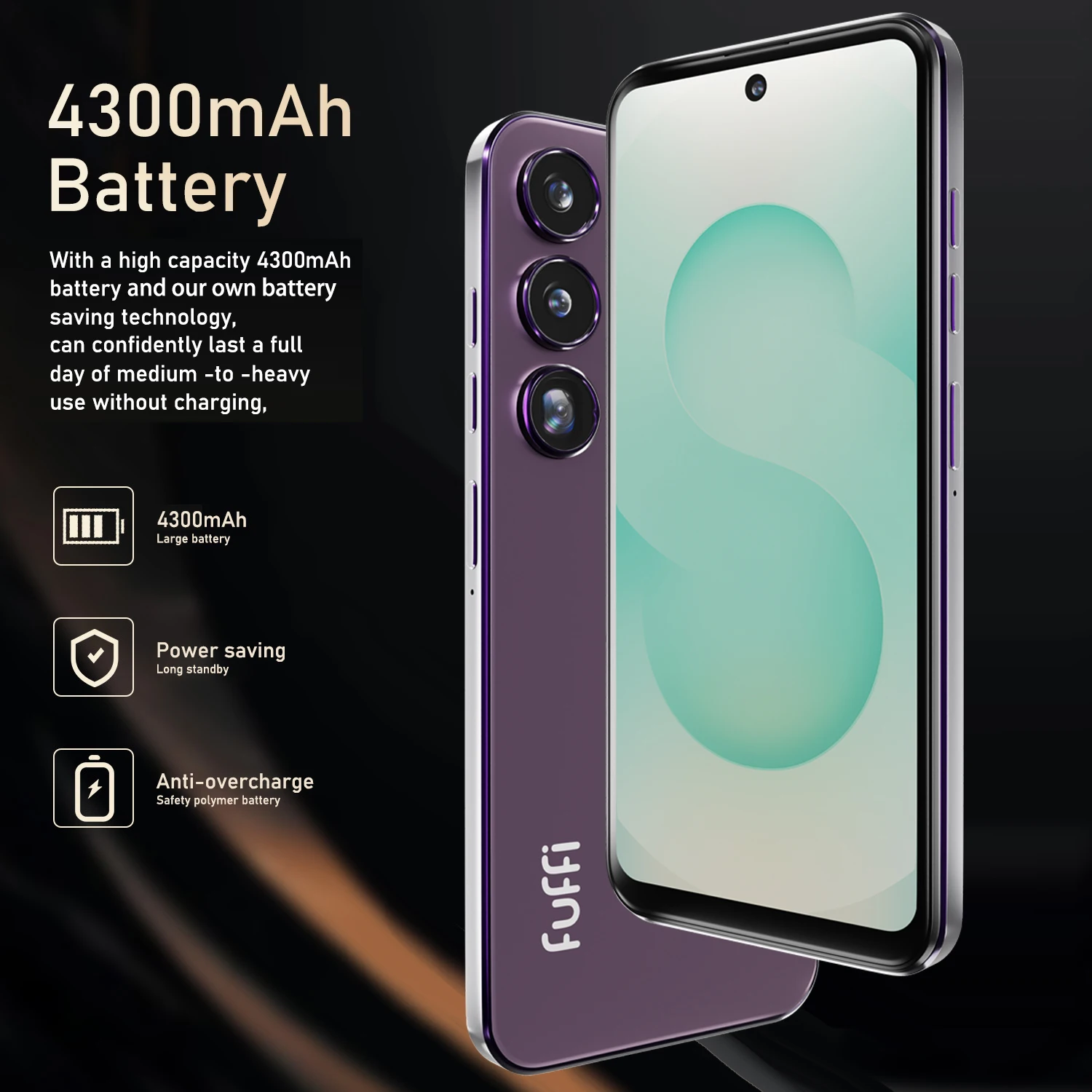 Smartphone Global Version S24 Pro Android 4300mAh 12GB RAM 512G ROM Telefone de 6.56 polegadas 720x1612HD 24MP+48MP Rede 4G