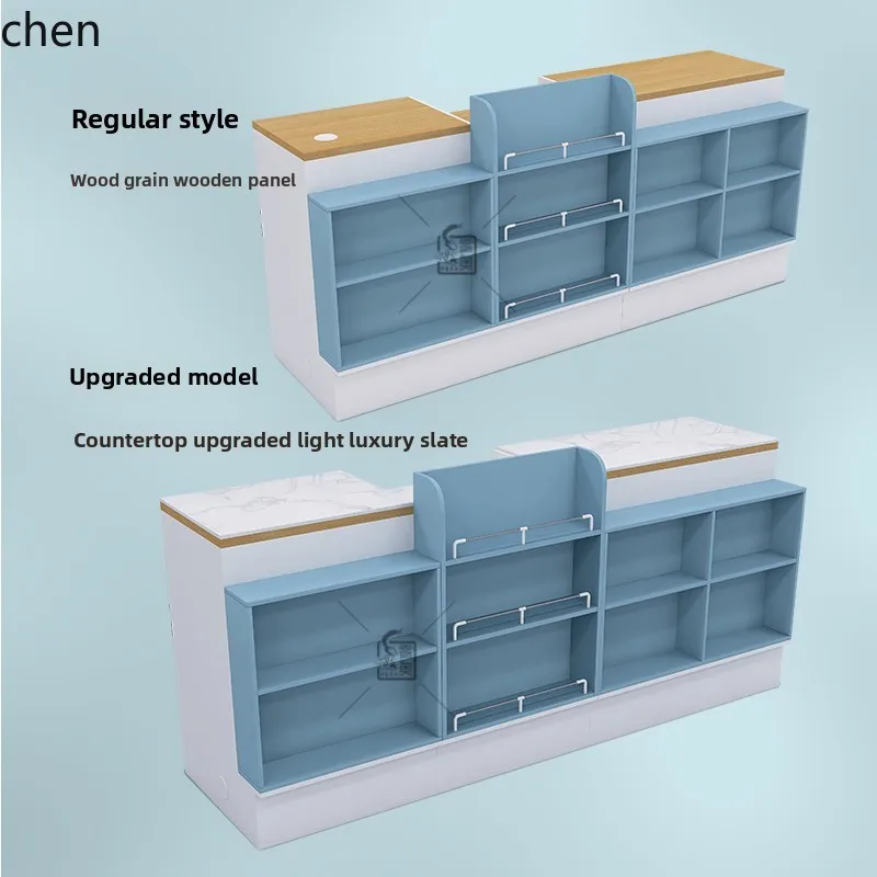 ZML checkout page Small store Convenient simple rock slab counter