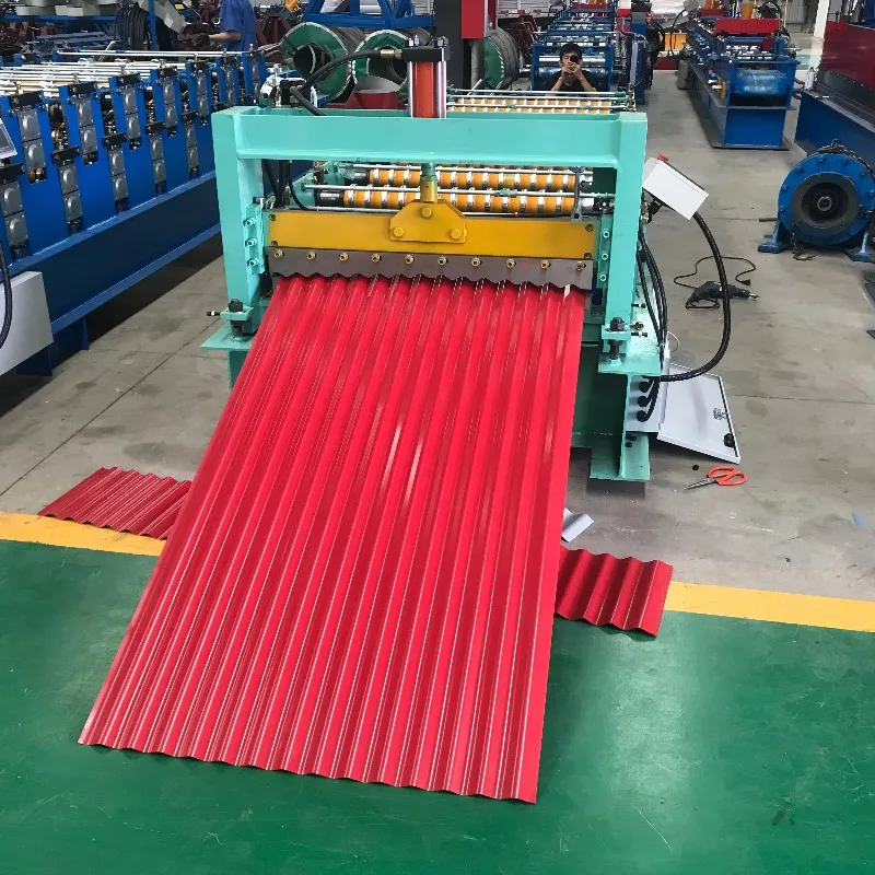 YG Customized Galvanized Coils Metal Double Deck Layer Two Profiles Ibr Trapezoidal Corrugated Iron Roof Sheets Roll Forming Ma