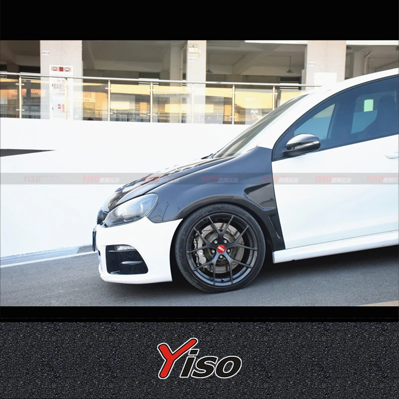 

Suitable for GOLF 6 GTI R20 R Modified encirclement Aerodynamic kit GOLF 6 GTI R20 R Carbon fiber Front fender