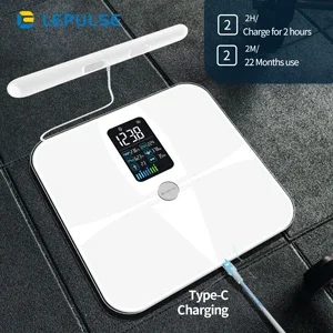 Lepulse P1 Digital Personal Bathroom Scale Body Fat Analyzer Scale Smart Body Fat Scale