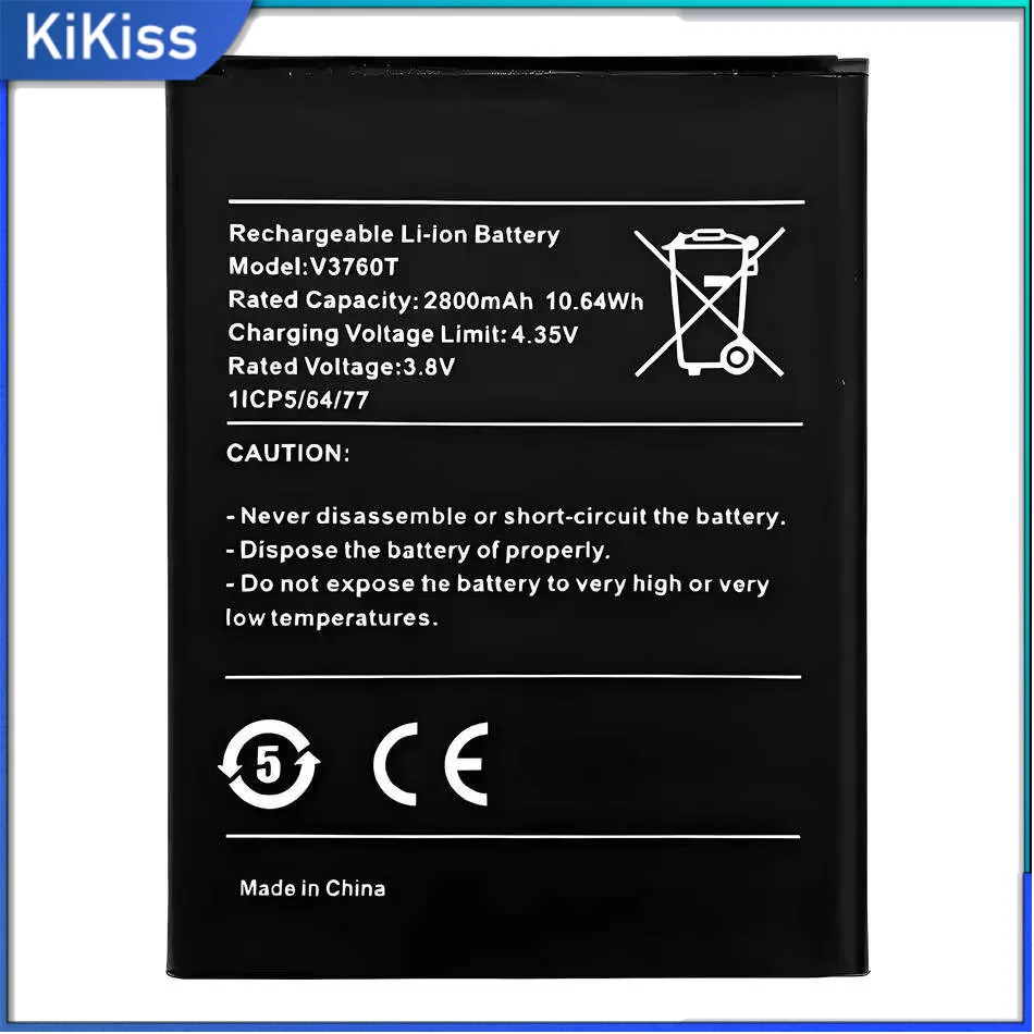 

Mobile Phone Battery High-Capacity For Nokia V3760T 2800Mah High Performance