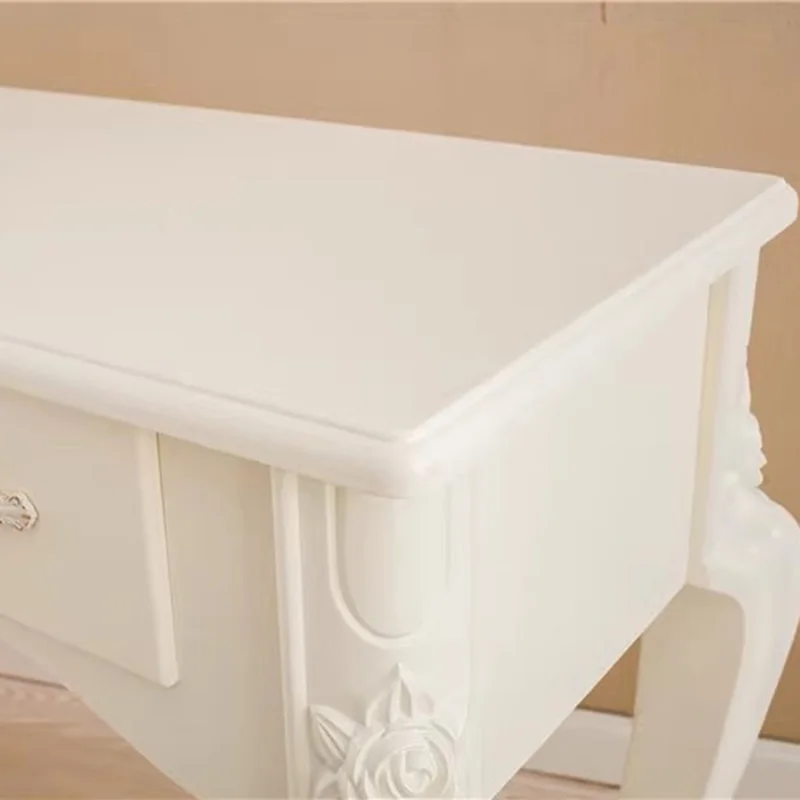 Mesas de manicura de lujo nórdicas, estilo crema, almacenamiento multifunción, mesas de madera para Uñas, escritorios de recepción modernos, muebles, Mesa de Uñas FYMT