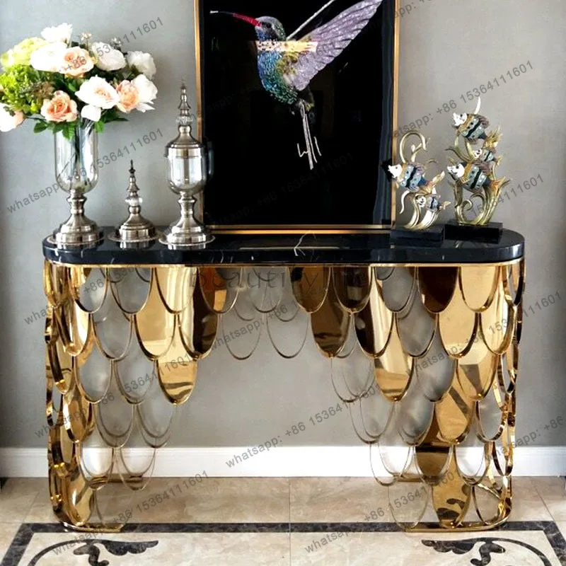 FG Classic Storage Entryways Table Exquisite Modern Simple Beauty Console Table Nordic Beauty Console Tafel Living Room Furnitur