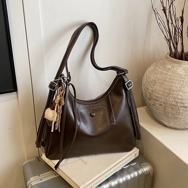 

2025 Korean Women Backpack, Convertible Shoulder Tote Bag, Large Capacity Crossbody Purse for Autumn Commute