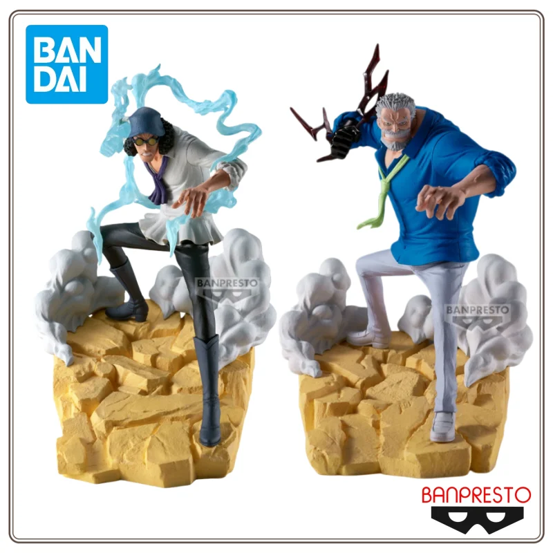 

New BANDAI One Piece Monkey D Garp VS Kuzan Handmade Doll Anime War Light Scenery Model Accessories Gifts Birthday Gifts