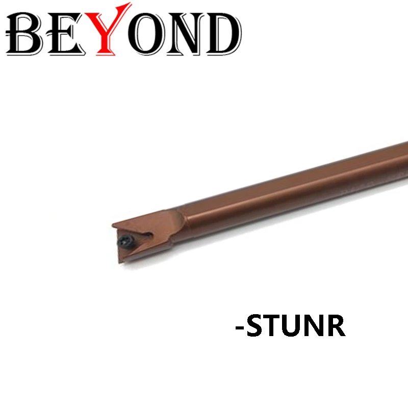 BEYOND S16Q-STUNR16 S20R-STUNR16 Internal Turning Tool Holder CNC Spring Steel Boring Bar Shank 16mm 20mm for TNMG1604 Inserts