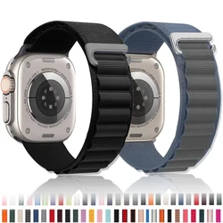 Nylon Strap for Apple Watch Ultra 3 2 1 49mm 10-11 42/46mm 9 8 7 41/45mm Breathable Bracelet Band for iwatch 6 5 SE/3 44mm 40mm