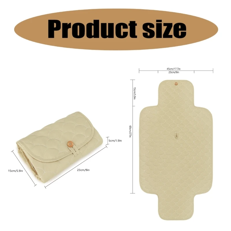 Travel Friendly Baby Diaper Changing Mat Nursing Pad Foldable Cushion Friendly Baby Essential