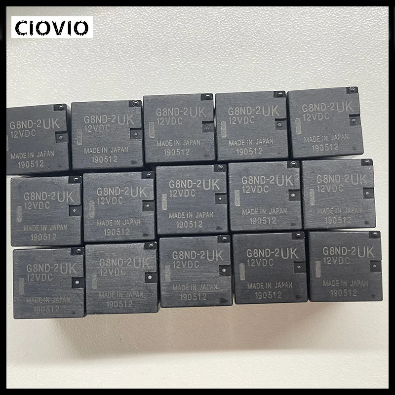 CIOVIO  5pcs 10PCS G8ND-2UK-12VDC G8ND-2UK 12VDC Relay DIP-8