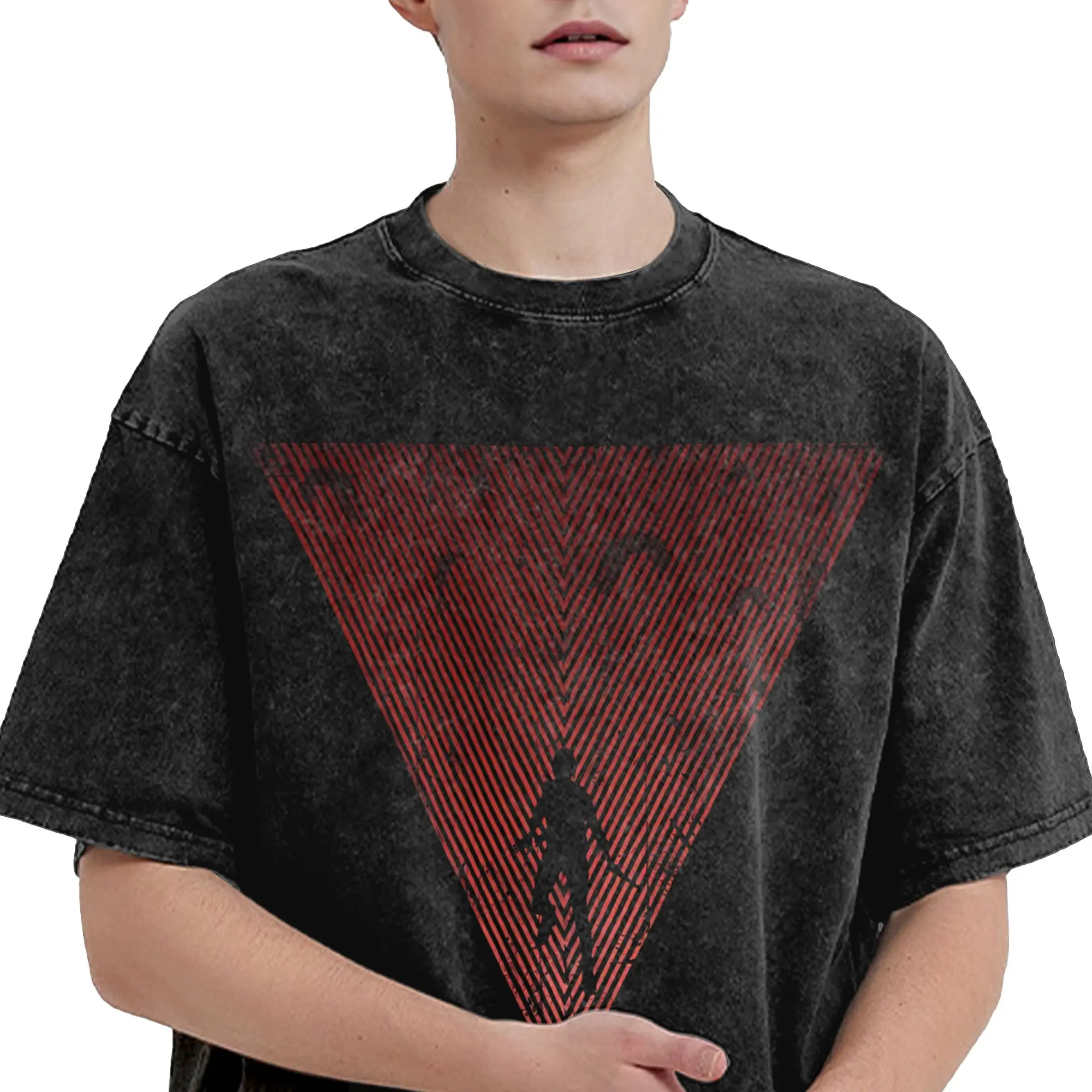 Harajuku Washed Shirts Jesse Control Merch Vintage T-Shirts Harajuku  Streetwear Short Sleeve Printed Tops Tees