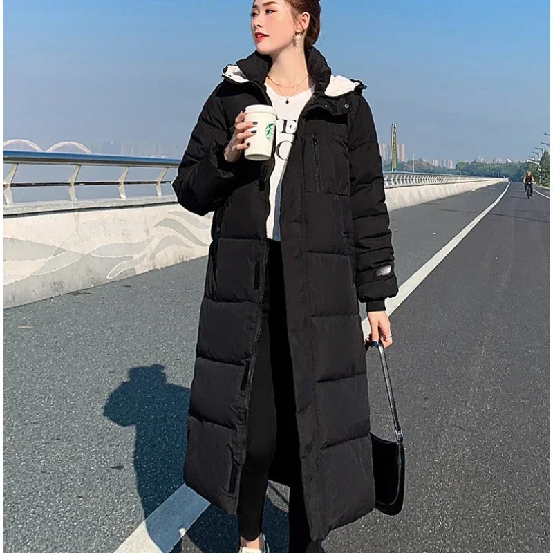 コート フード付き 暖かい ロング 綿入りジャケット ジャケット 冬服 女性 シック 新しい