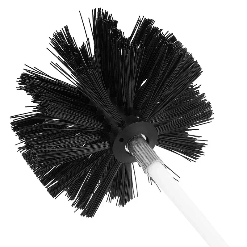 

Accessories Cleaning Brush Head Black Chimney Dryer Home Household Indoor Inner Wall Pipeline Useful Convenient