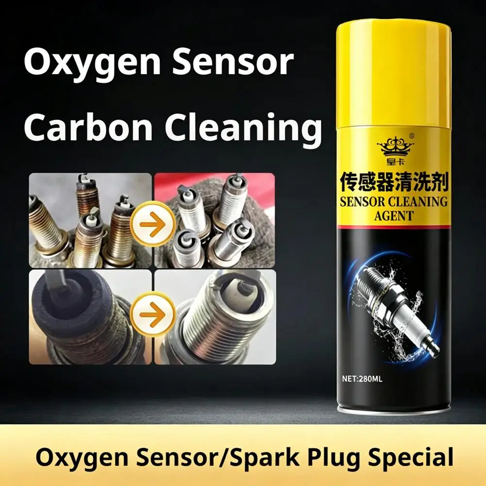 280ML Mass Air Flow Sensor Cleaner Fast Carbon Sludge Remover Engine Performance Booster Fuel Saver Spray Cleaner