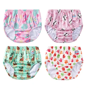 2024 Büyük Boy 4 Yetişkin Yüzme Havuzu Iç Çamaşırı Su Geçirmez Yetişkin Yüzmek Bezi Nappy Pantolon Özel İhtiyaç Yetişkin Erkek Kadın Abdl