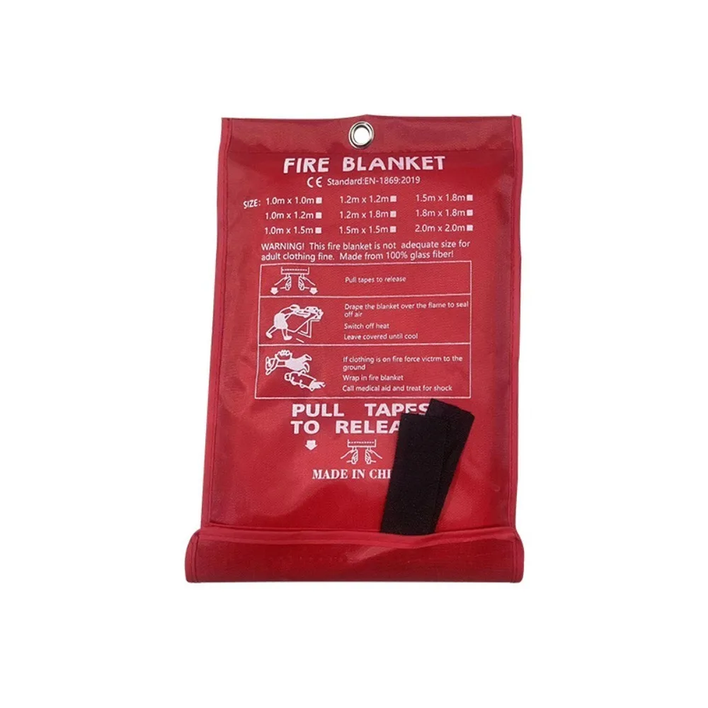 

1/1,2/1,5/2 м пожарные одеяла квадратные прочные подавления аварийный комплект для выживания палатка лодка аварийное одеяло