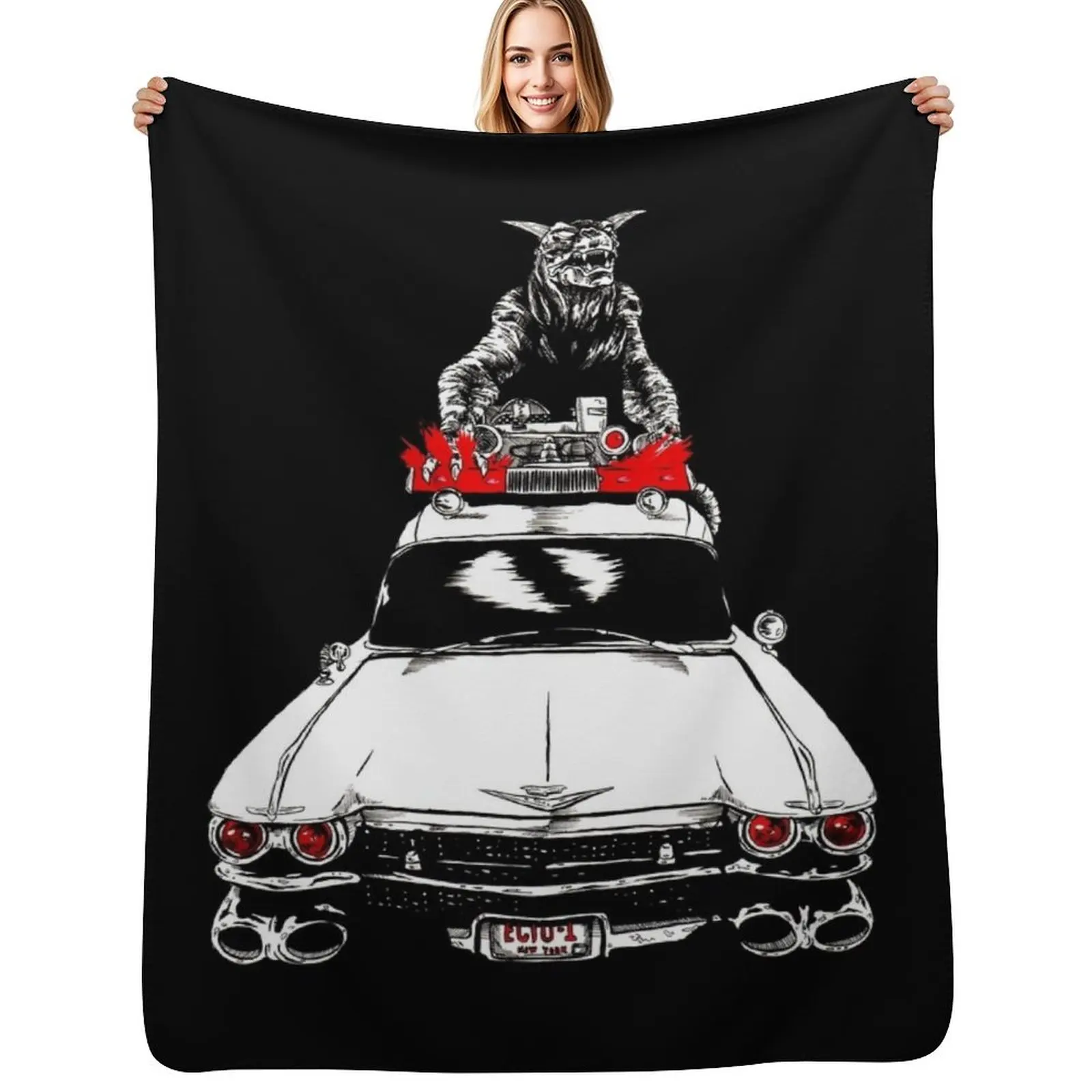

Who ya gonna call  Throw Blanket Luxury Brand Decorative Beds Hair Blankets