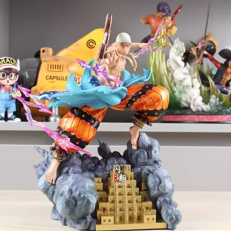 

27.5cm Wang Enel Action Doll Raytheon Enilu Pirate King Manual All-Oil Injection Animation Tide Toy Animation Model Collection