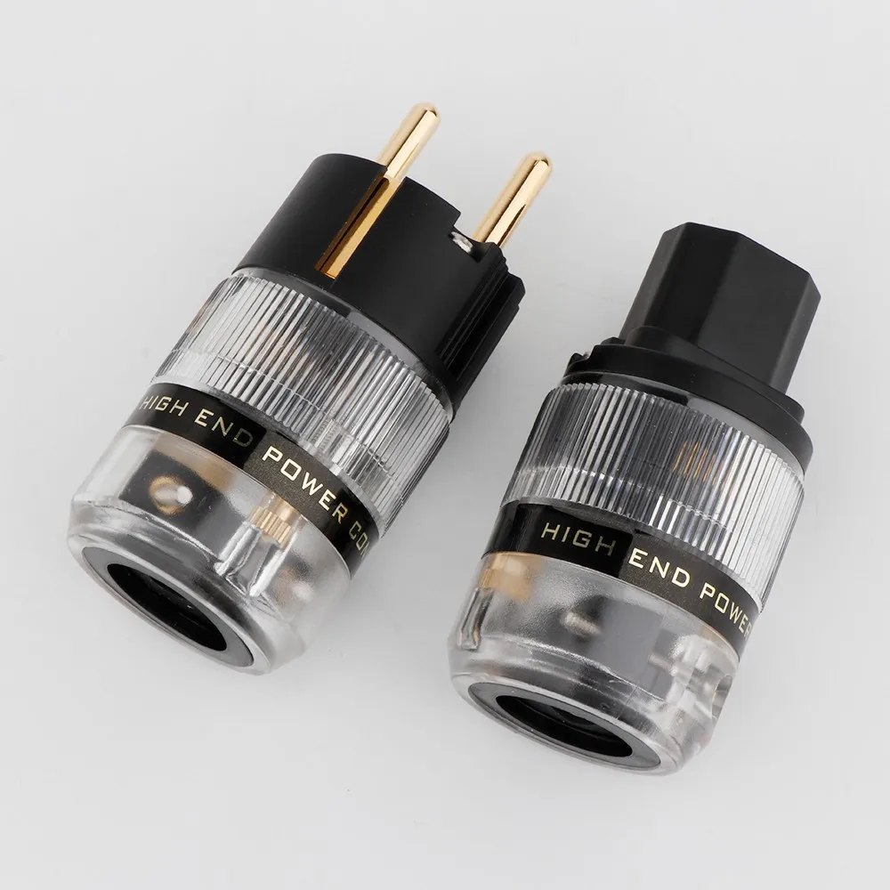 Hi end us/eu Wechselstrom stecker Netz stecker iec c15 Buchse Wechselstrom stecker für DIY Audio Stromkabel – Detail 9