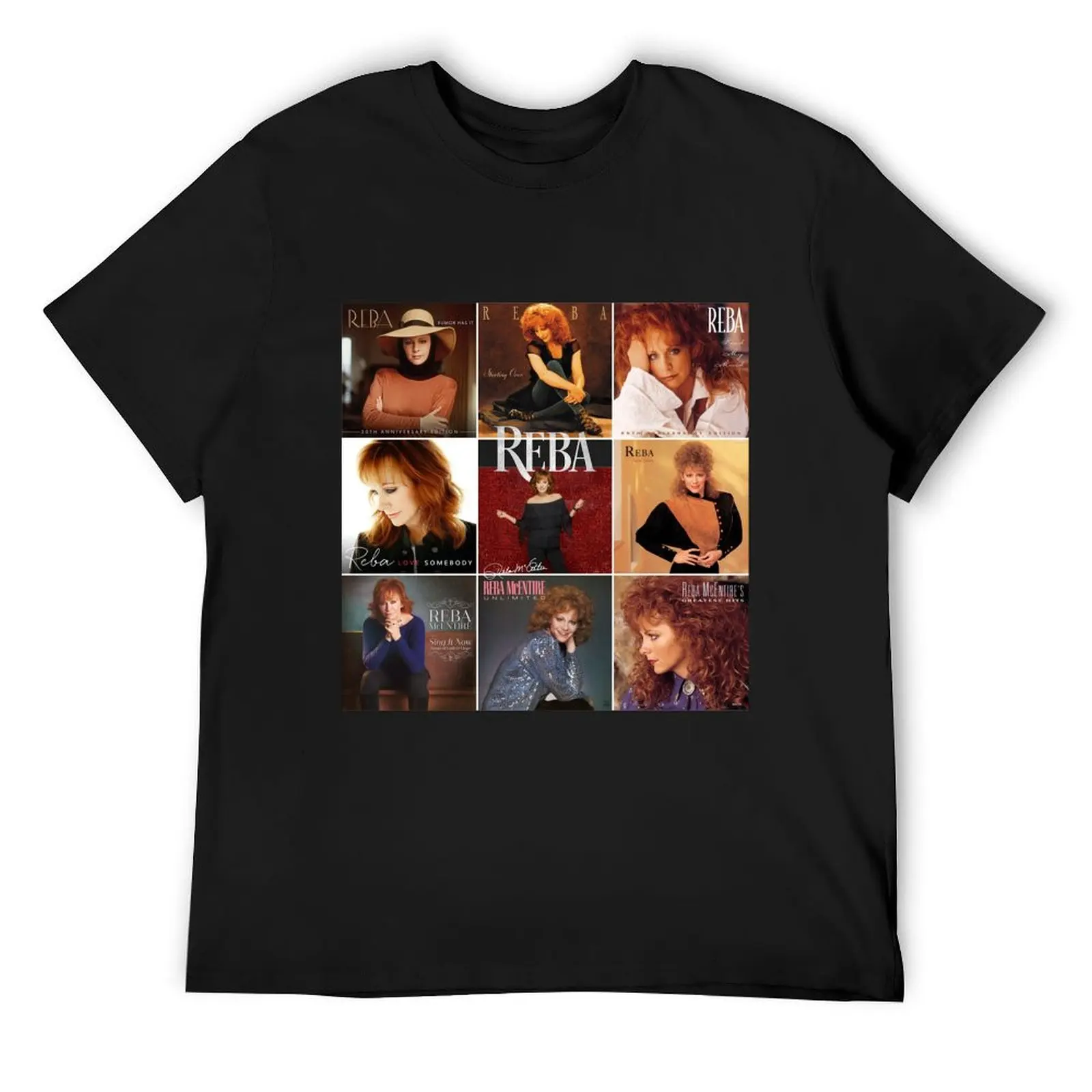 

Reba All Greatest Albums T-Shirt street wear sports fans customs design your own graphic t shirt vintage t shirts for men cotton