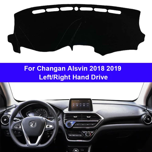 Cubierta interior para salpicadero de coche, alfombra Anti-UV para Changan Alsvin 2018 2019 LHD RHD
