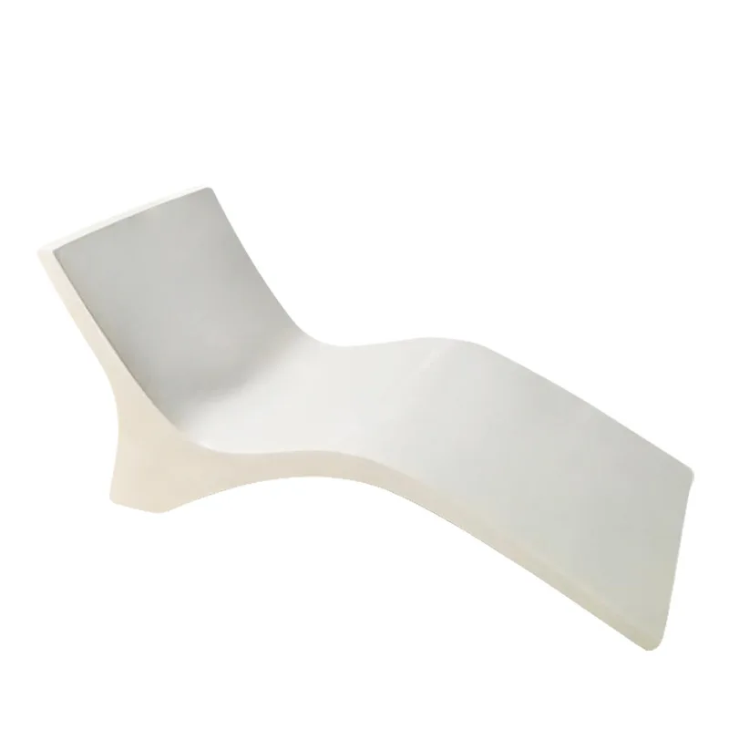 

Fiberglass pool lounge chair, summer leisure beach chair, villa lounge area bed