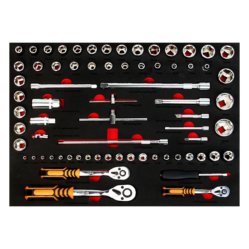 With Tools Cabinet Rolling Tool Chest