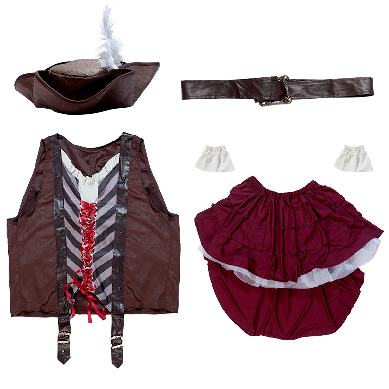pirate dress up party Amazon.com: Focupaja Pirate Costume Accessory Set for Women & Men - 5PCS (Women) & 6PCS (Men) - Halloween, Party, Cosplay - Red, Black, Striped - One Size