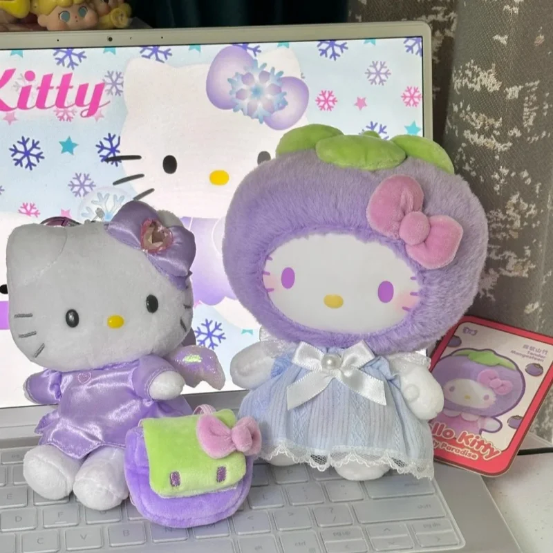 

Sanrio Hellokitty фруктовый рай серии слепая коробка виниловая фигурка Коллекционная хрустящая кукла Apple KT индивидуальная подарочная игрушка