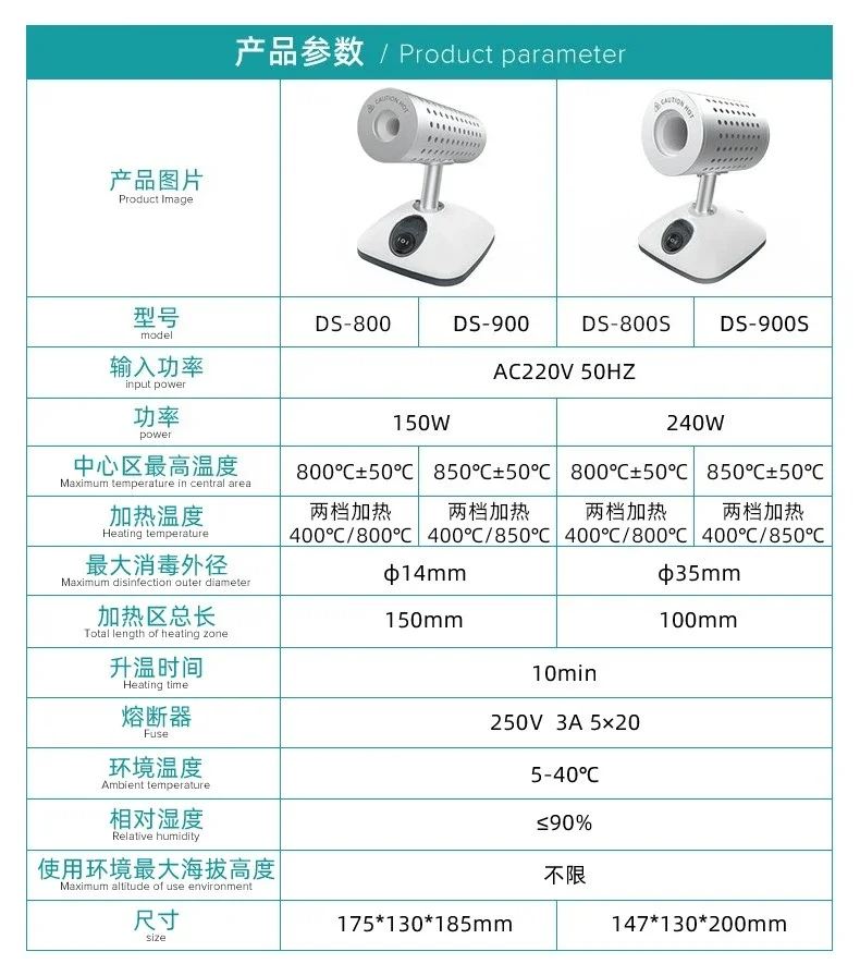 

Infrared inoculation ring sterilizer DS900 laboratory electrothermal high temperature disinfection