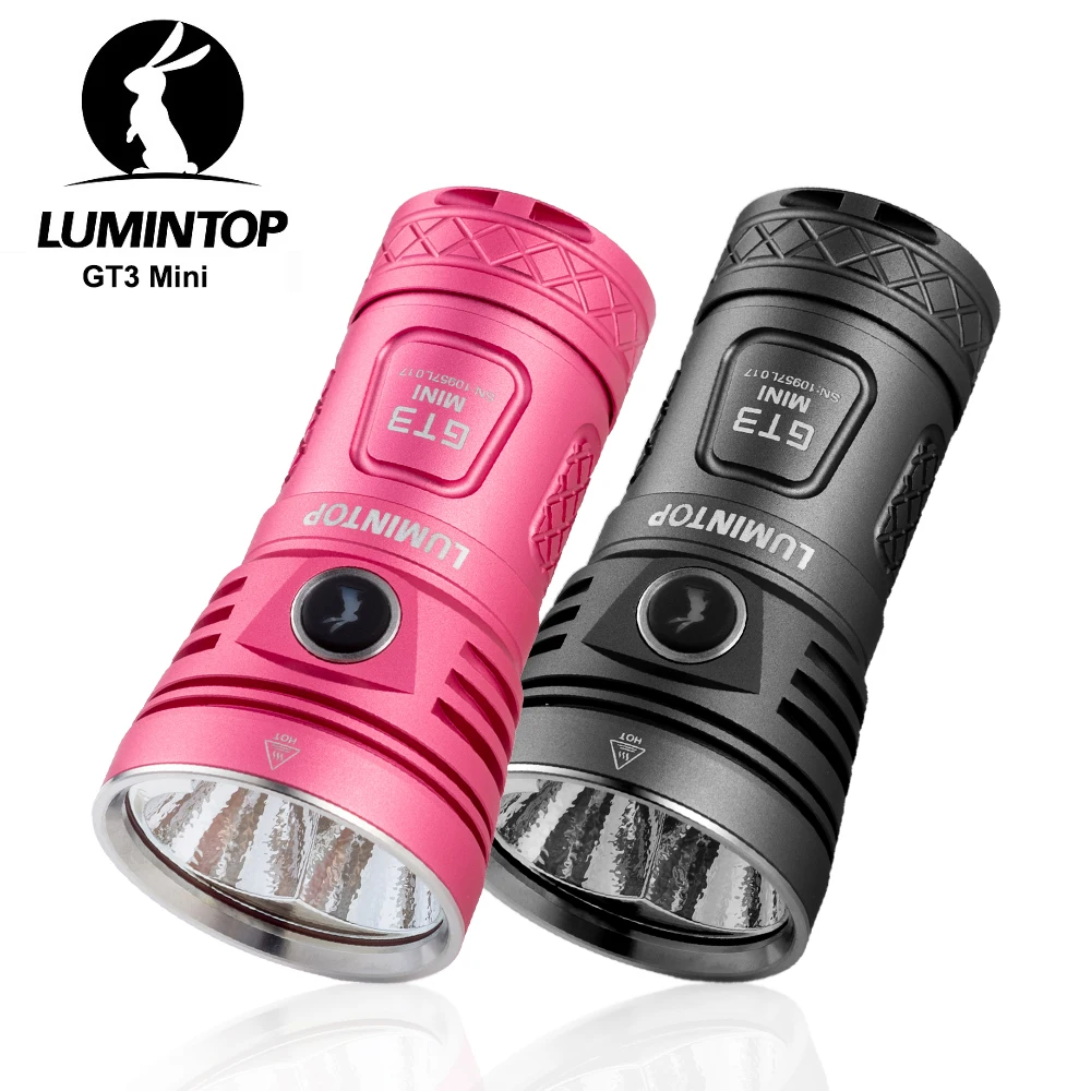 EDC LED Flashlights 26350/26650 Li-ion Aluminum Camping Lantern 6000 Lumen Light IP68 Waterproof Outdoor Torch GT3 Mini