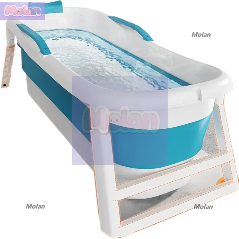 

Nordic Portable Bathtubs Foldable Bath Tubs Full Body Adult Large Bathtub Adult Household Thickened Bath Bidet B