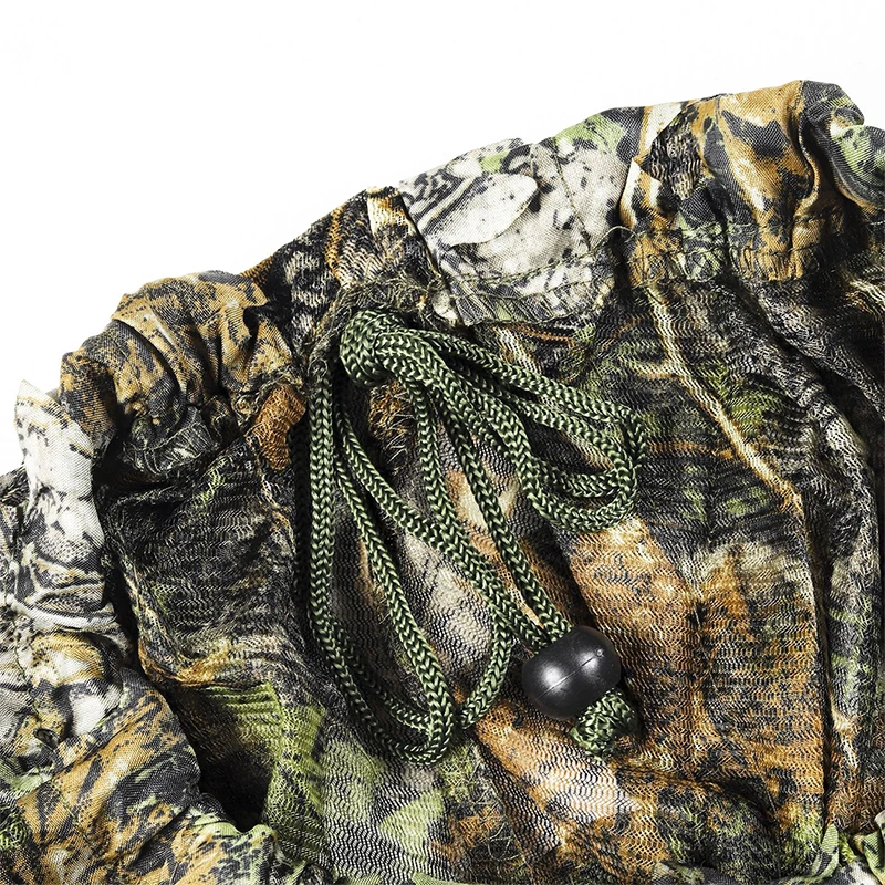 Hete Mannen Vrouwen Outdoor Ghillie Pak Camouflage Kleding Jungle Pak Cs Training Leaves Jacht Pak Broek Jas