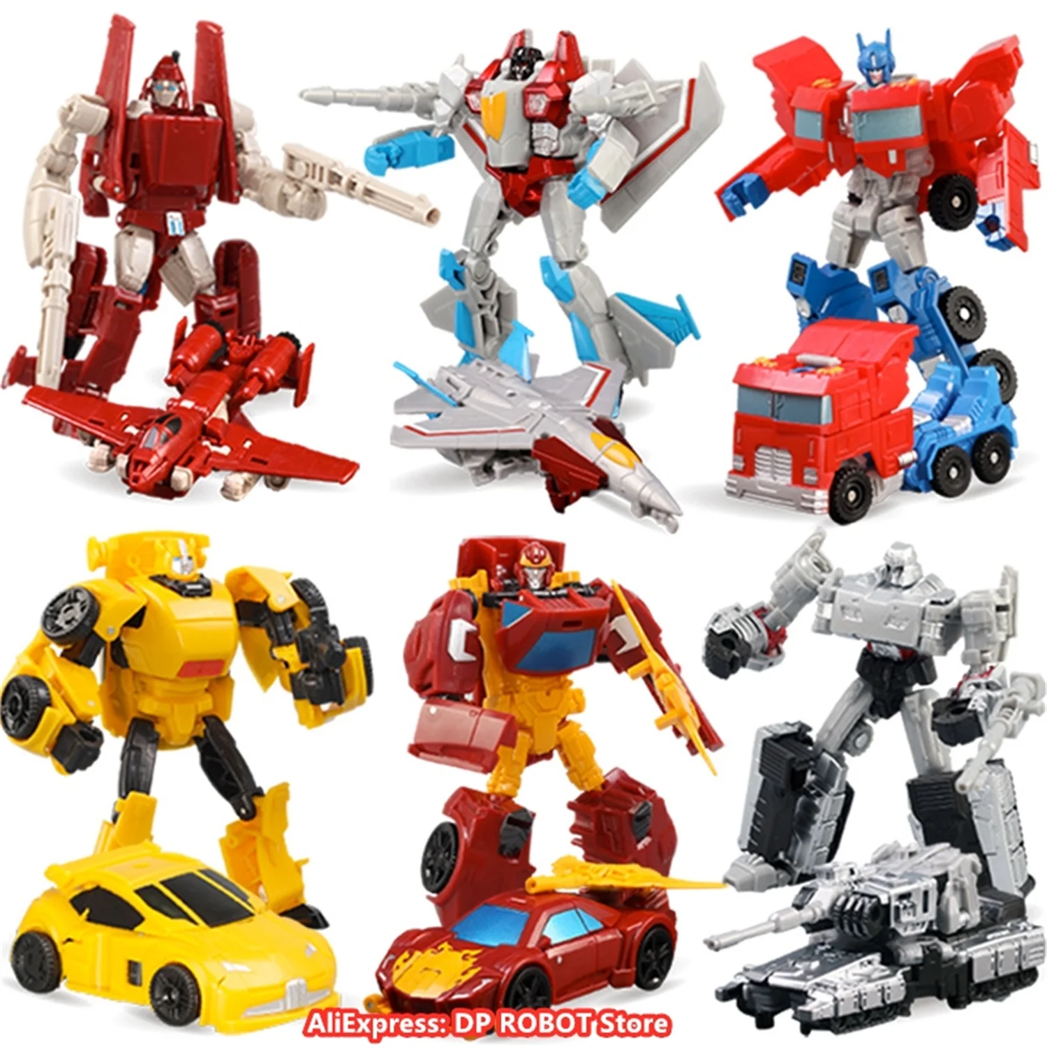 【IN STOCK 】MBD Transformation MINI OP Commander MG  MG Tank Megatank Starscream Hot Rod Powerglide Action Figure