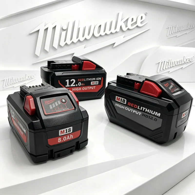 

100% Original Milwaukee M18 XC 18V 12.0Ah, for Milwaukee tool Rechargeable battery 18V 48-11-2830 0730-20 21700 cell M18 Battery