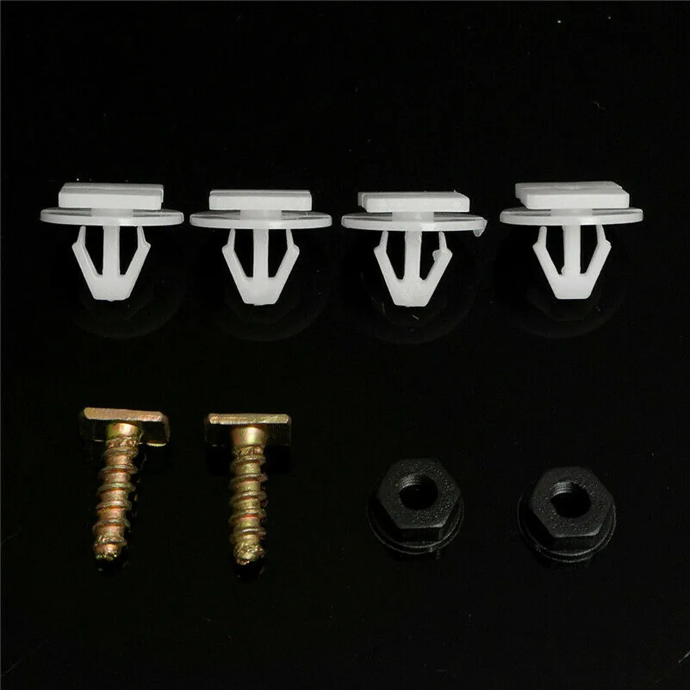 

Useful New Trim Fastener Clips Arch Black Bolt For Vauxhall Corsa 4*Plastic White Clips Front Nut Plastic Screw