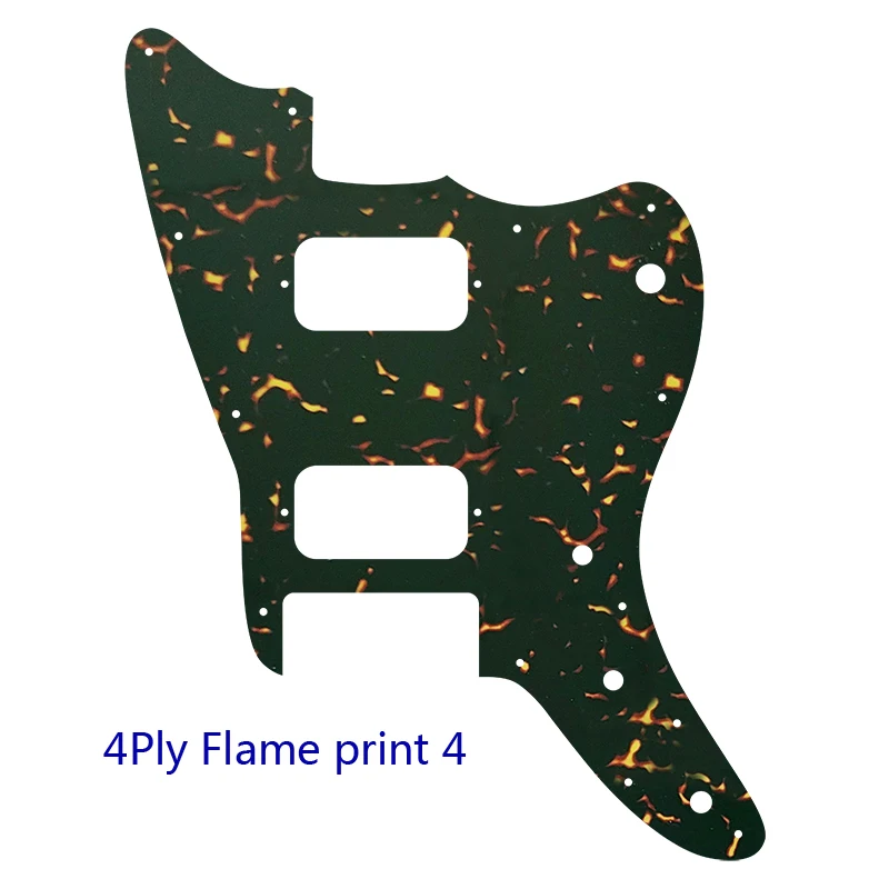 Xin Yue Customize Parts - For US Fd Squier AFFINITY JAZZMASTER Guitar Pickguard With HH Pickup, Multiple Colour Choice