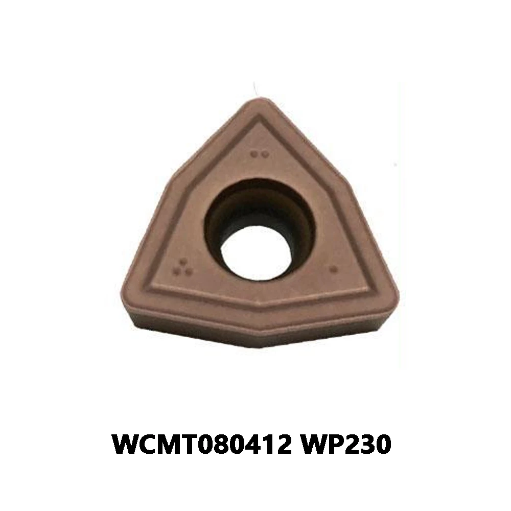 Original WCMT 080412 WCMT0804 WCMT080412 WP230 Plates Carbide Inserts Metal Turning Cutters Machine Lathe Tools Hard Cut Holder