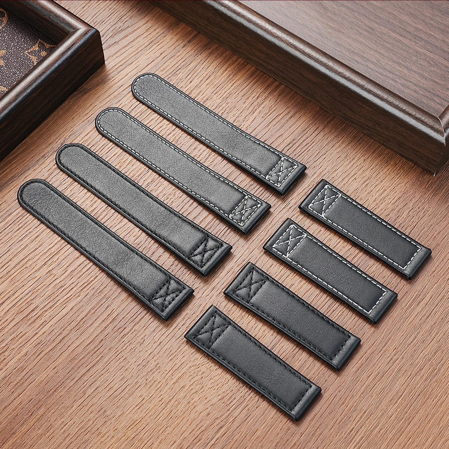 ORIS Aviation 시리즈 가죽 스트랩 편안한 7615/7616/7617/7631/7632/7633 가죽 소프트 시계 스트랩 22MM