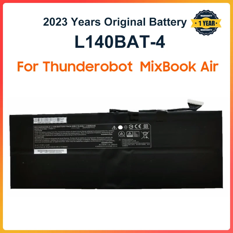 Аккумулятор L140BAT-2 для Thunderobot 911 MixBook Air, для GigabyteRC14,L140BAT-4 Аккумулятор для Metabox ns50mu 2ICP5/50/112-2
