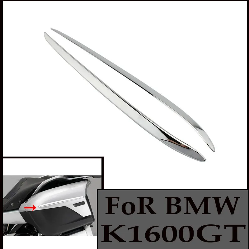 For BMW K1600GTL 2011-2025 Motorcycle Back Box Decoration Strip Rear Side Tank Trunk Panel Cover Fairing Trim