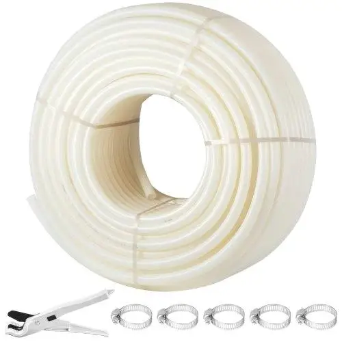 1-Inch x 500FT PEX Pipe Tubing - Non-Oxygen Barrier White PEX-B for rv Plumbing, Radiant Heating & Sewer Lines