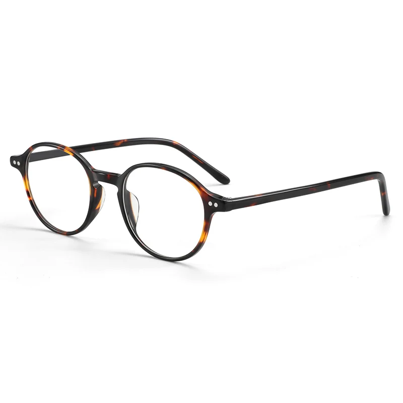 ZENOTTIC Mode Runde Brillen Acetat Progressive Optische Brillen Für Frauen Männer Anti blaues Licht Myopie Gläser 3