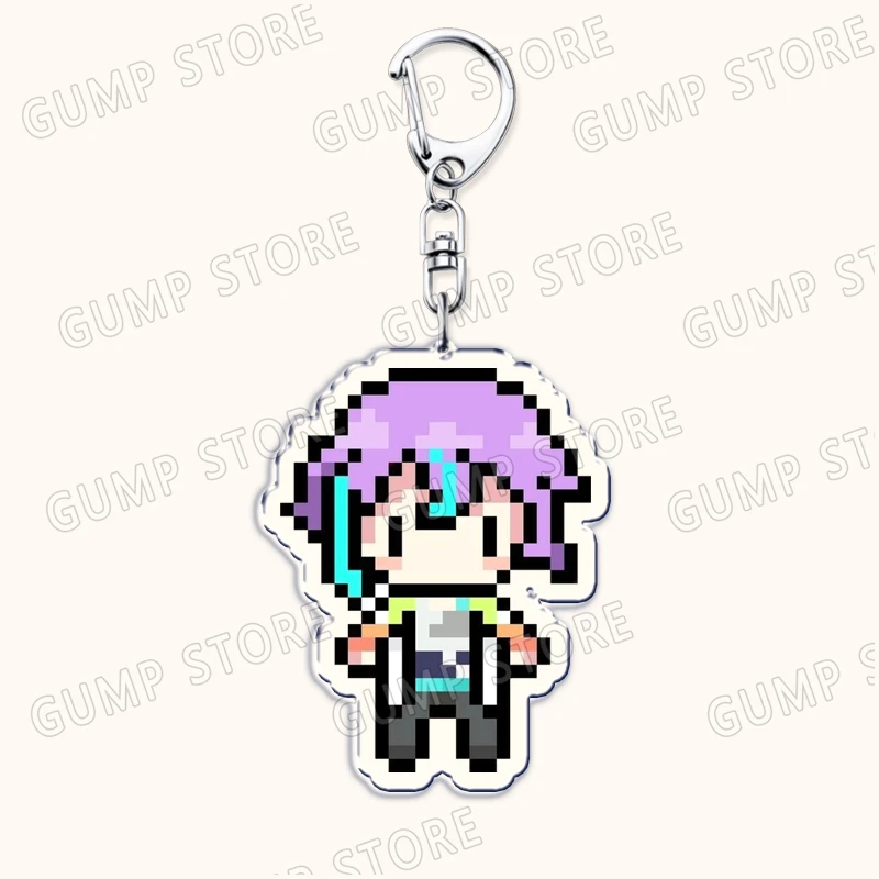 Wonderlands Showtime Keychains for Accessories Touya Emu Rui Akito Tsukasa VIRTUAL SINGER Key Chain Jewelry Keyrings Fans Gifts